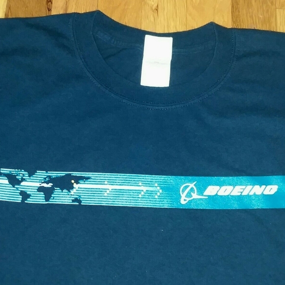 vintage Boeing Space Aerospace Logo t shirt - Picture 3 of 3